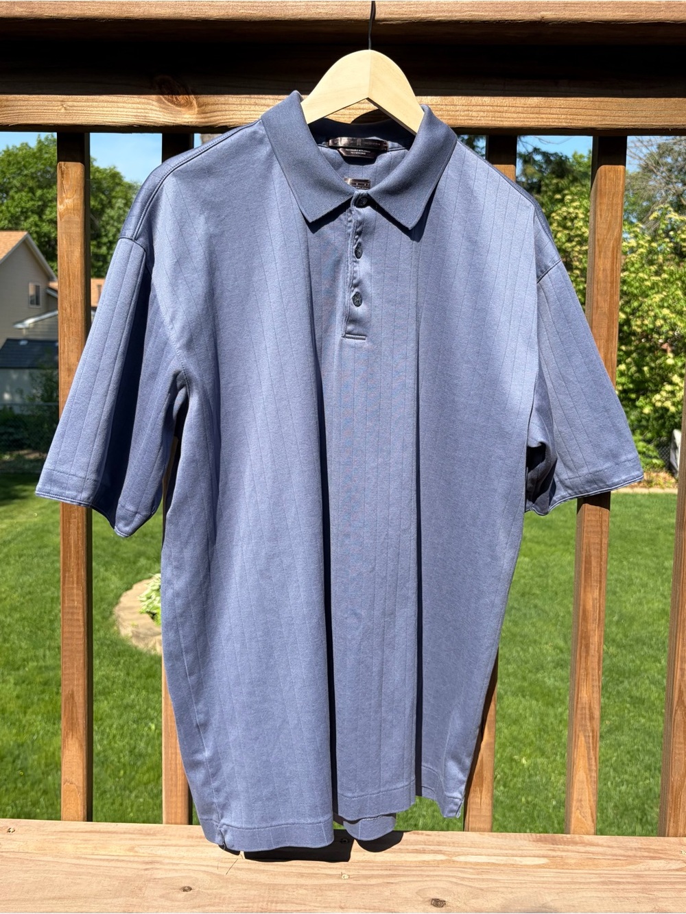 Tiger Woods Classic Short-Sleeve Men's Nike Golf Polo in Slate Blue